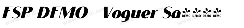 FSP DEMO   Voguer Sa字体转换